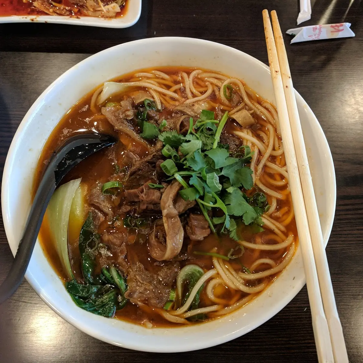 beef noodle soup 牛肉麵